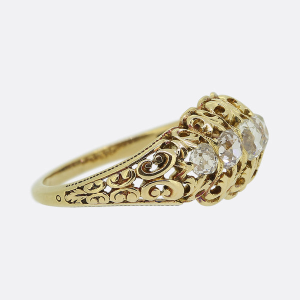 Victorian Five Stone Diamond Ring
