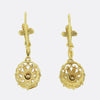 Vintage Diamond Drop Earrings