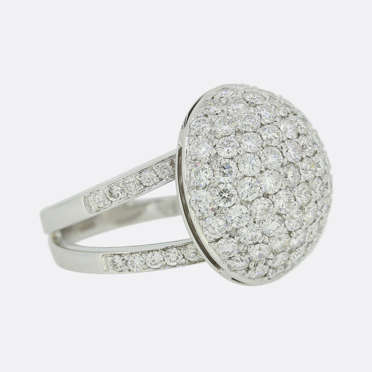 2.54 Carat Diamond Bombe Ring