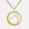 Chopard Happy Spirit Floating Heart Diamond Necklace