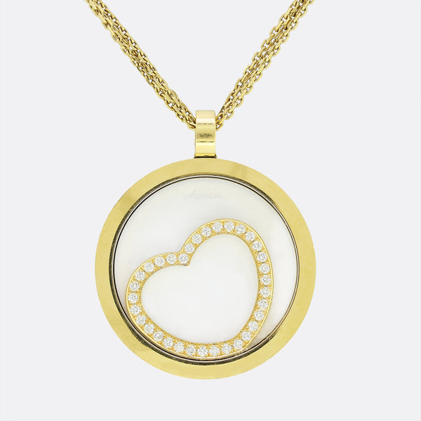 Chopard Happy Spirit Floating Heart Diamond Necklace