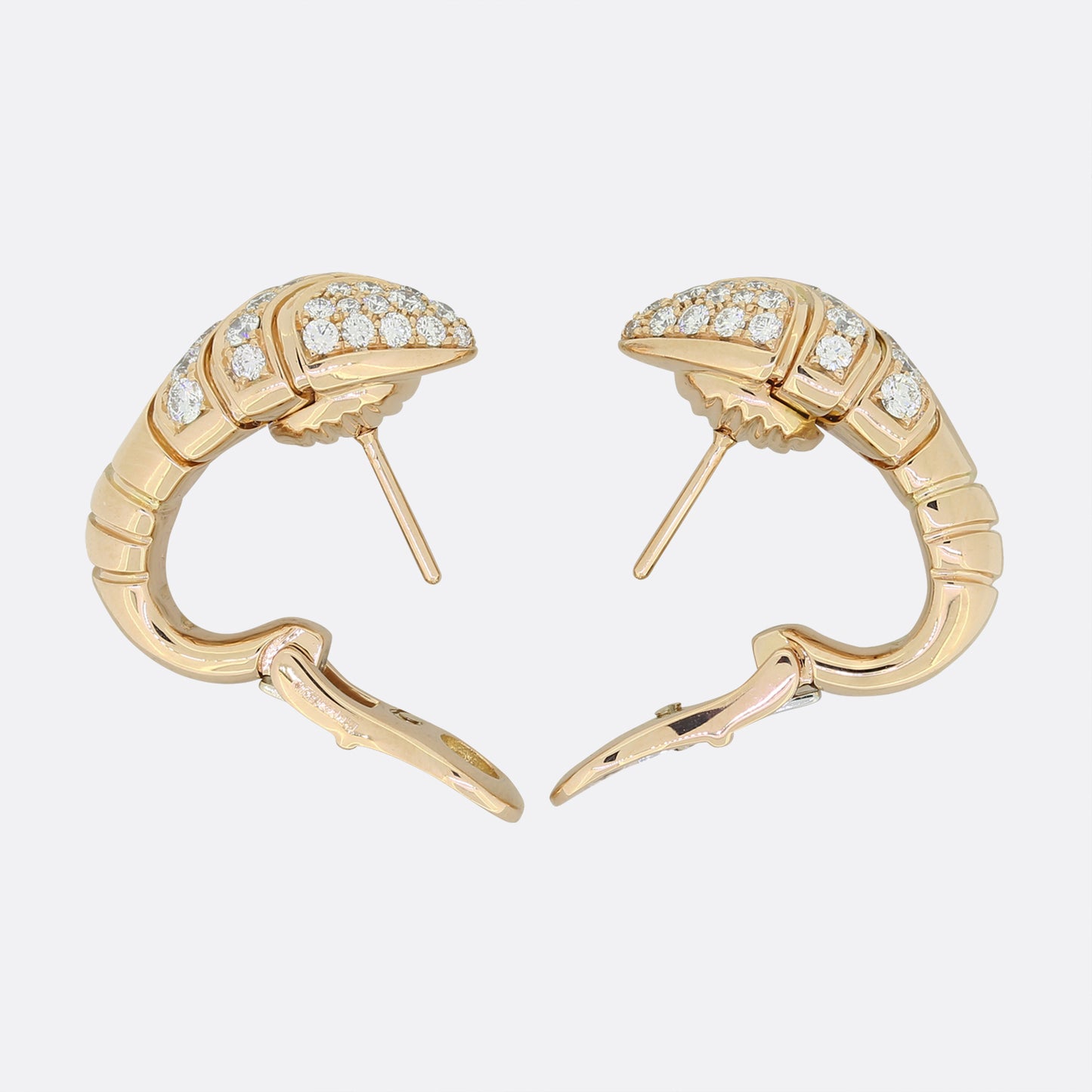 Bvlgari Serpenti Diamond Earrings