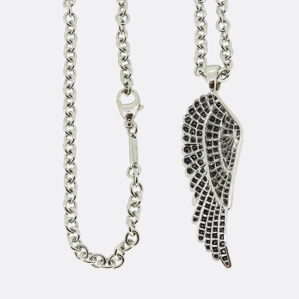 Garrard Black Diamond Wing Necklace