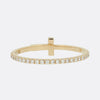 Tiffany and Co. Tiffany T Diamond Wire Band Ring Size L 1/2