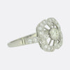 Art Deco Style Diamond Target Ring