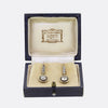Edwardian 1.50 Carat Old Cut Diamond Drop Earrings