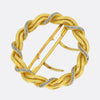Antique French Rose Cut Diamond Belt Buckle