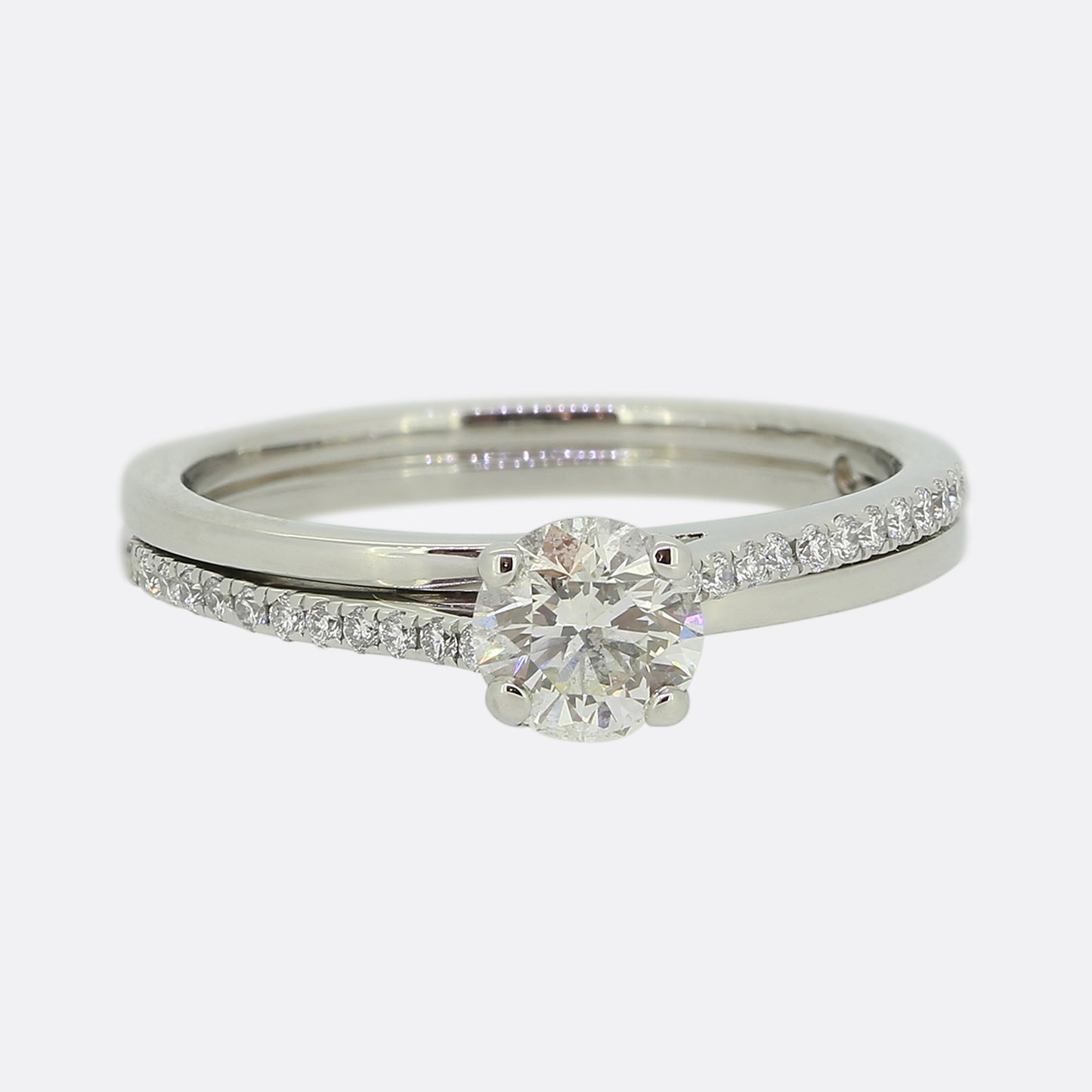 De Beers 0.46 Carat Diamond Promise Solitaire Ring