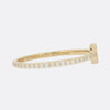 Tiffany and Co. Tiffany T Diamond Wire Band Ring Size L 1/2