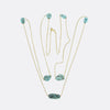 Vintage Turquoise Long Chain Necklace