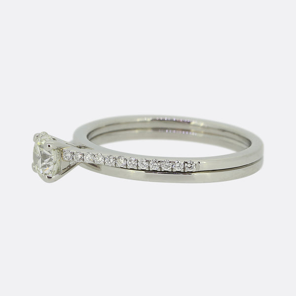 De Beers 0.46 Carat Diamond Promise Solitaire Ring
