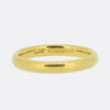 Vintage 2.5mm 22ct Yellow Gold Wedding Band Size M 1/2