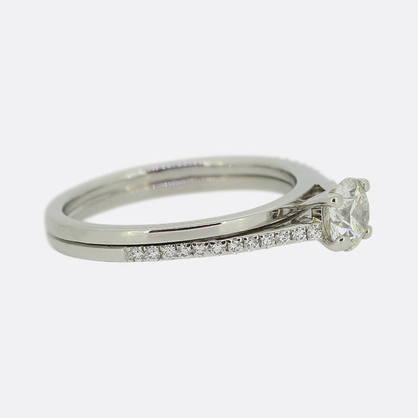 De Beers 0.46 Carat Diamond Promise Solitaire Ring