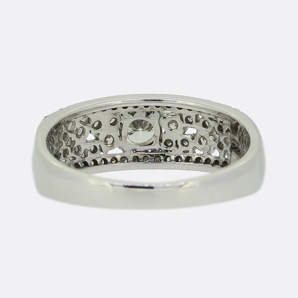 0.25 Carat Diamond Cluster Ring