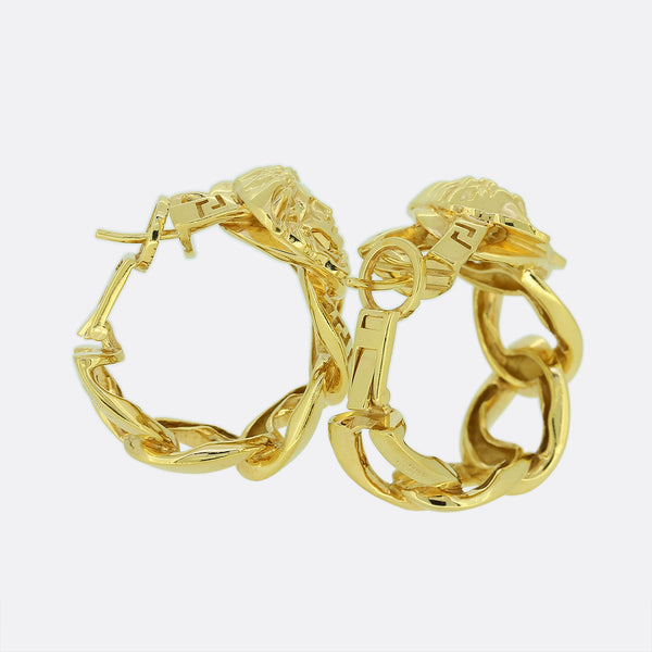 Versace La Medusa Hoop Earrings