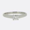 Tiffany & Co. 0.43 Carat Lucida Cut Diamond Solitaire Ring