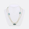 Vintage Turquoise Long Chain Necklace