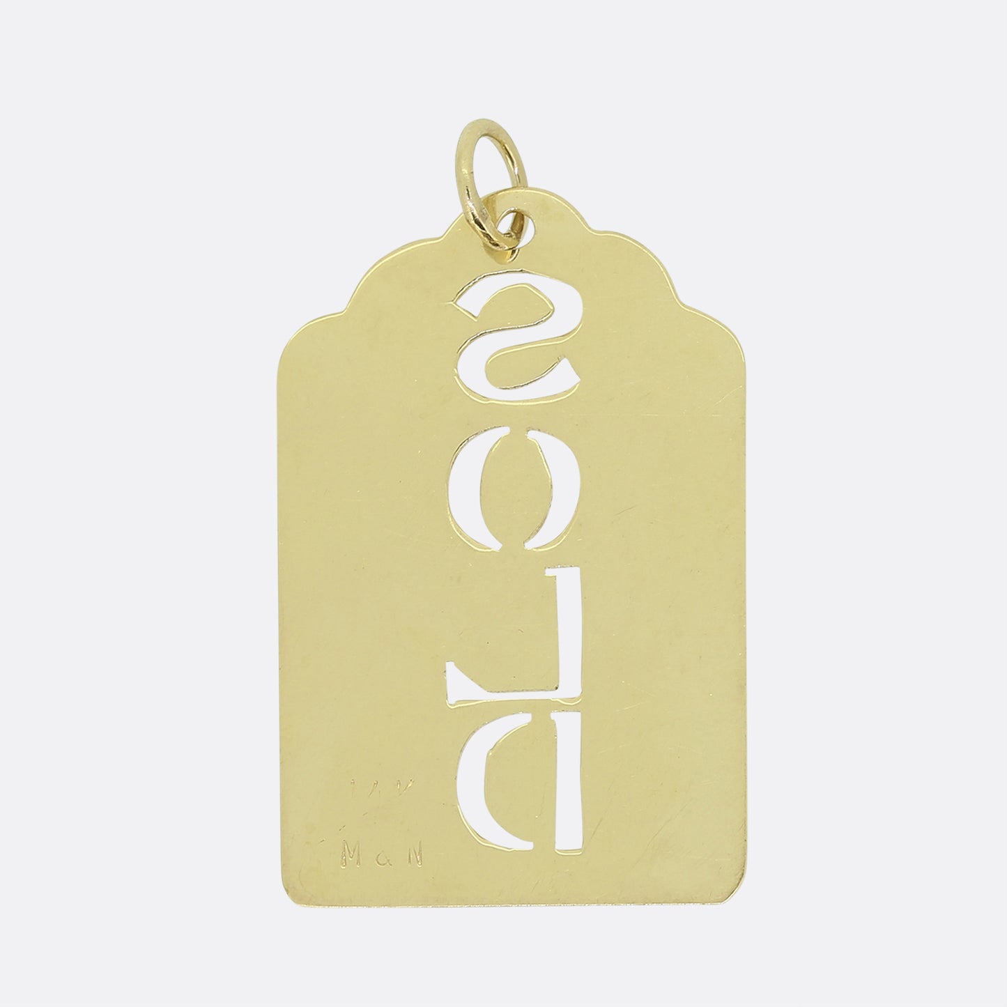 Vintage 'SOLD' Tag Pendant