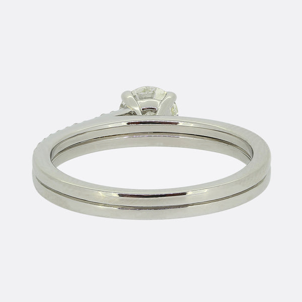 De Beers 0.46 Carat Diamond Promise Solitaire Ring