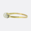 Edwardian Natural Pearl and Diamond Three-Stone Ring