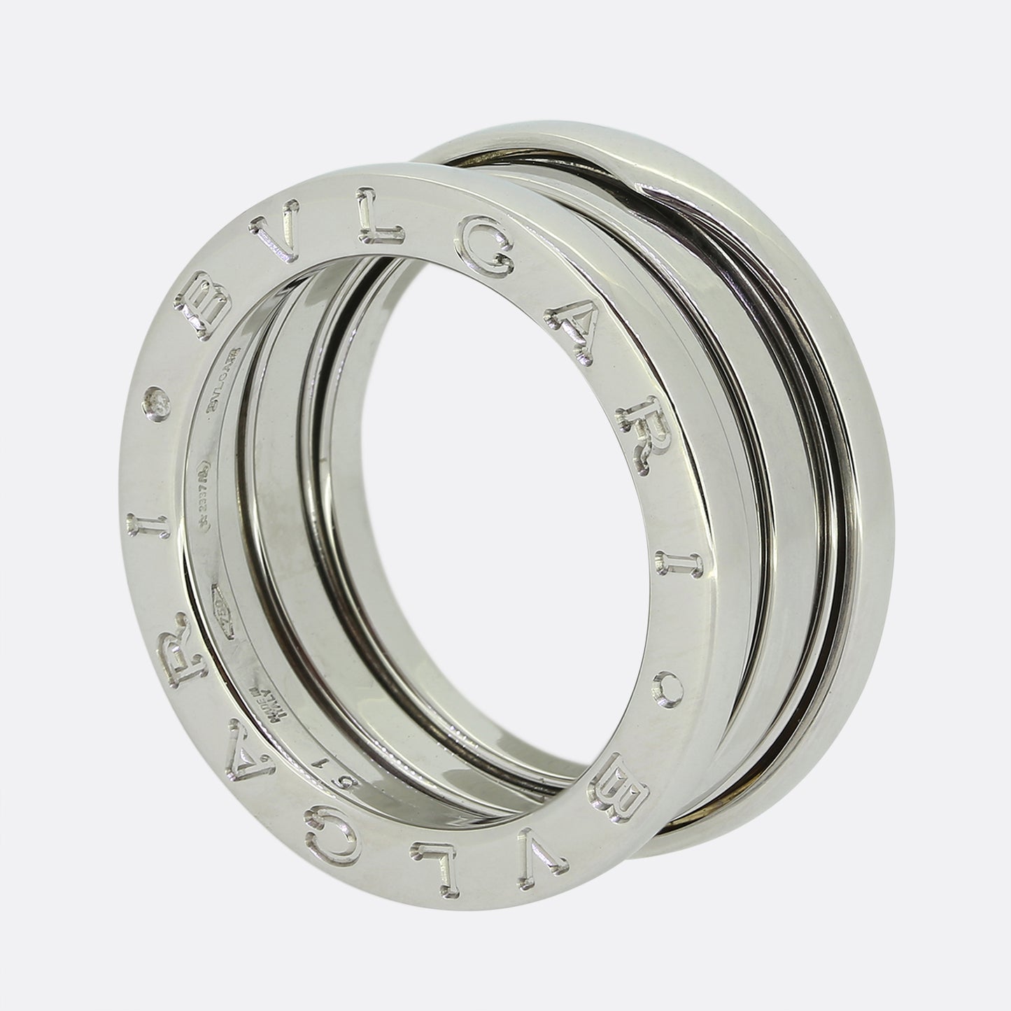 Bvlgari B.Zero1 Four Band Ring Size K (51)
