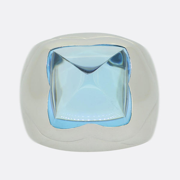 Bvlgari Topaz Pyramid Ring