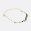 Victorian Pearl and Diamond Clover Bangle