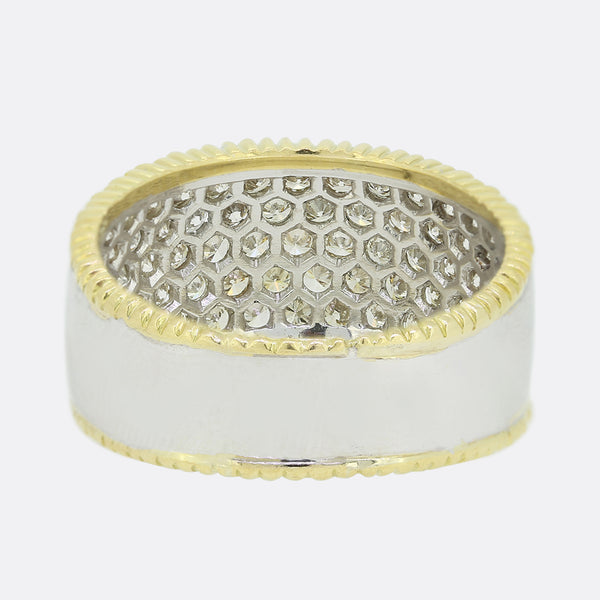 2.00 Carat Diamond Wide Band Ring