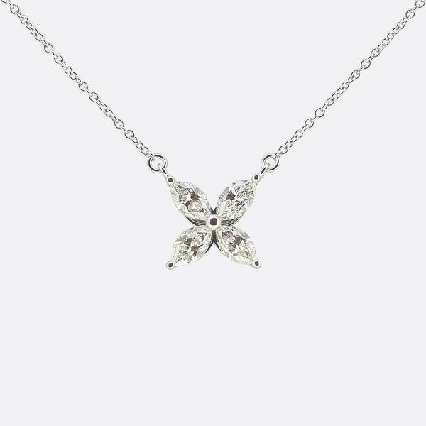 Tiffany & Co. Victoria Diamond Pendant Necklace