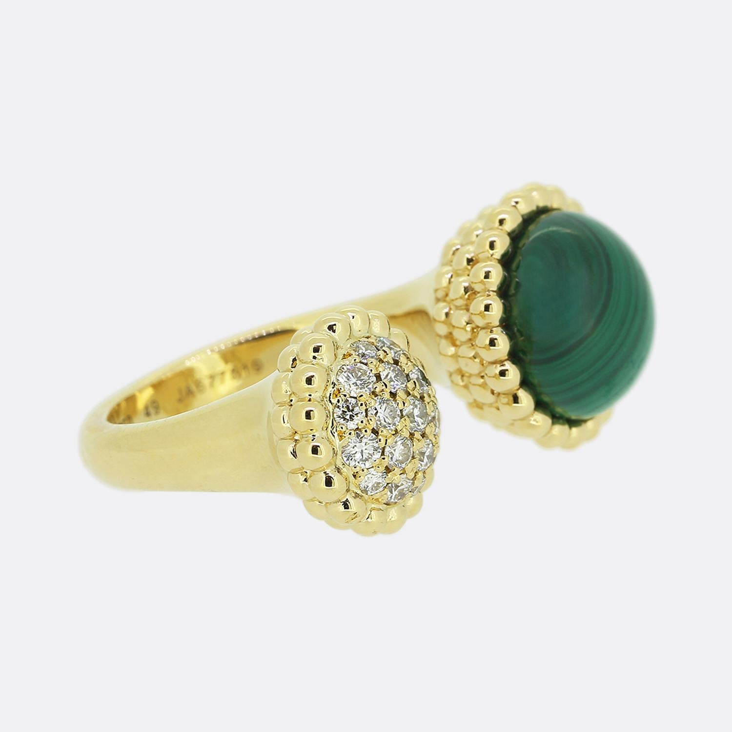 Van Cleef Arples Perlee Couleurs Between the Finger Ring The Vintage Jeweller