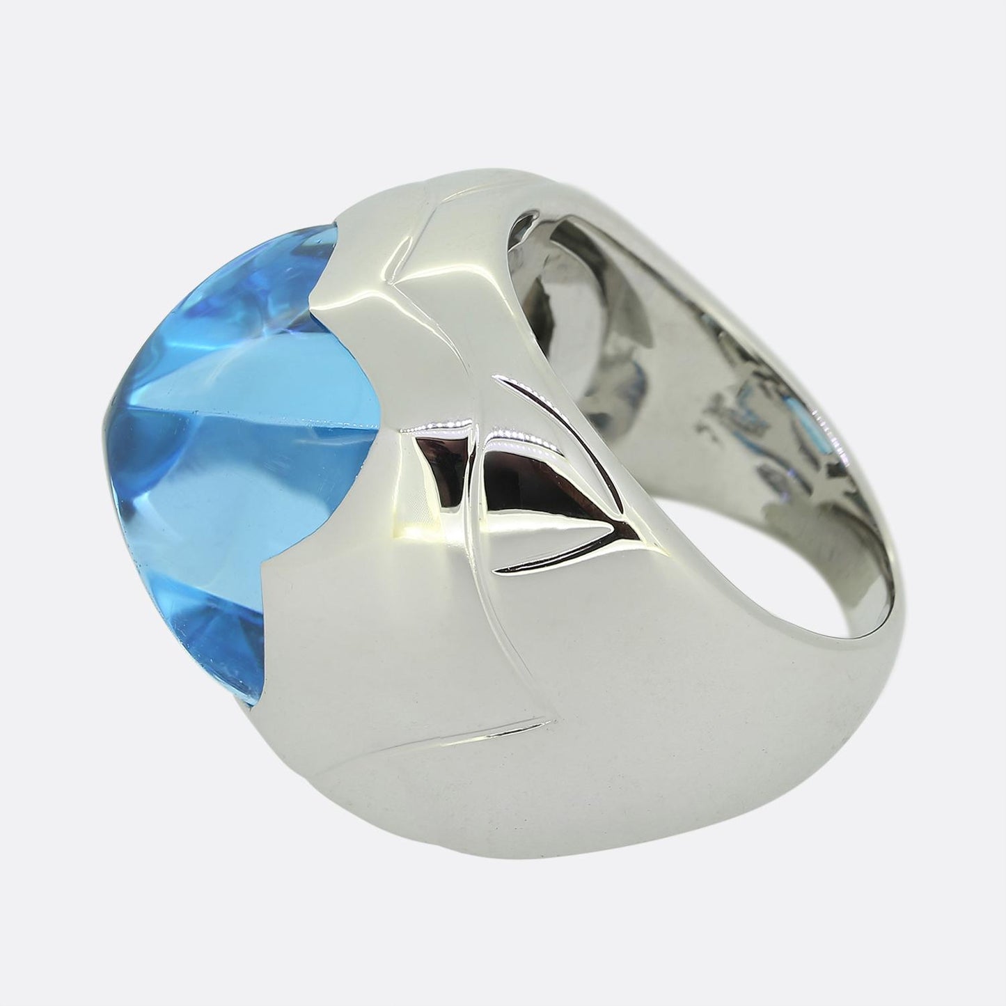 Bvlgari Topaz Pyramid Ring