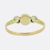 Edwardian Natural Pearl and Diamond Three-Stone Ring