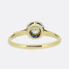 Edwardian Old Cut Diamond and Sapphire Target Ring