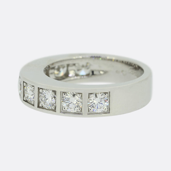 Cartier 1.35 Carat Diamond Half Eternity Ring