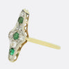 Vintage Emerald and Old Cut Diamond Ring