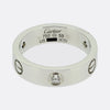 Cartier Three Diamond LOVE Ring Size R (59)