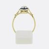 Edwardian Old Cut Diamond and Sapphire Target Ring