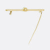 Edwardian Diamond and Pearl Triple Bar Brooch