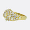 Vintage French Diamond Bombe Ring