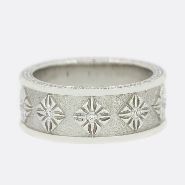 Shamballa Jewels Diamond Full Eternity Band Ring Size R