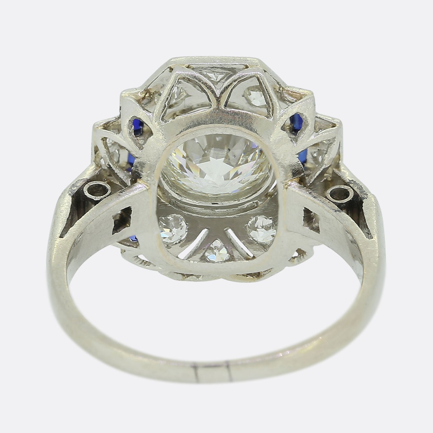Art Deco 1.35 Carat Diamond Engagement Ring