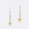 Vintage Padlock Drop Earrings