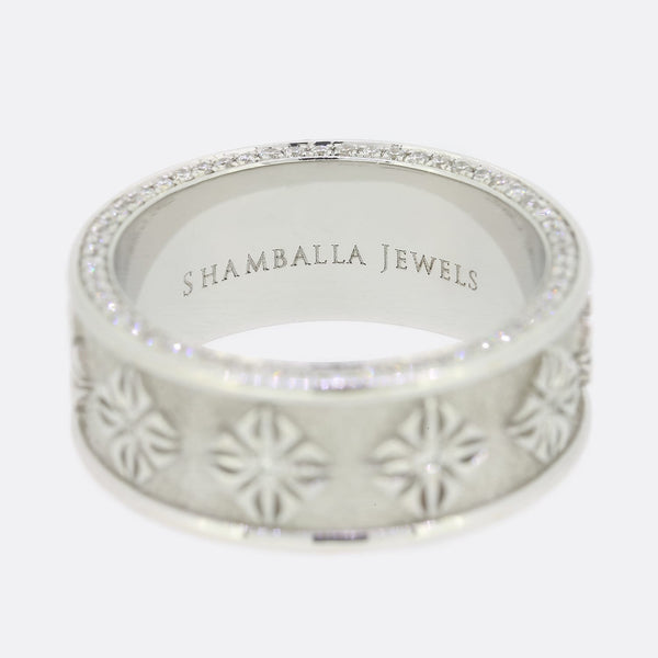 Shamballa Jewels Diamond Full Eternity Band Ring Size R