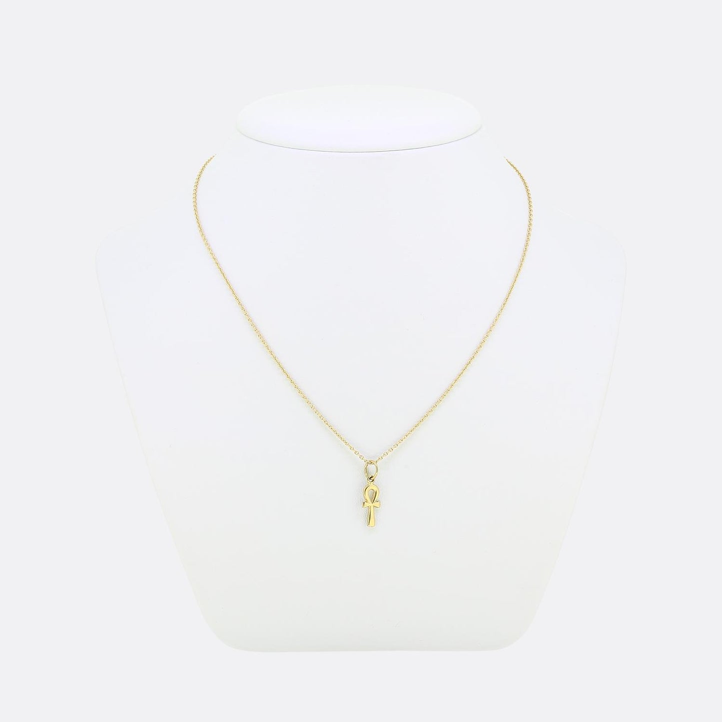 Vintage Egyptian Ankh Pendant Necklace