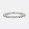 Diamond Half Eternity Wedding Band Ring Size I