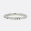 Diamond Half Eternity Wedding Band Ring Size I