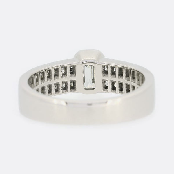 0.60 Carat Emerald Cut Diamond Solitaire Ring