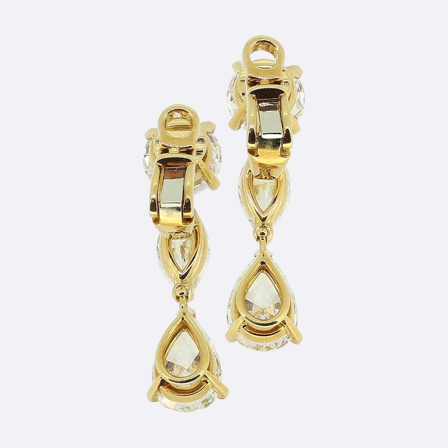 Cartier Diamond Drop Earrings