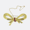 Tiffany & Co. Vintage Ruby Bow Brooch