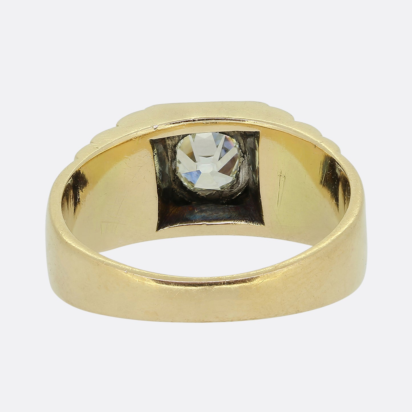 Antique Old Cut Diamond Signet Ring